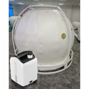 Sitting and horizontal ball shape hyperbaric oxygen chamber uDR E1
