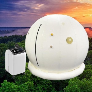 Sitting and horizontal ball shape hyperbaric oxygen chamber uDR E1