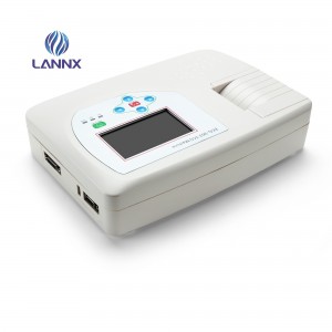 Smart portable handheld holter moniteur ECG machine 3 Channel