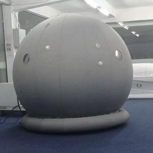 Sitting and horizontal ball shape hyperbaric oxygen chamber uDR E1