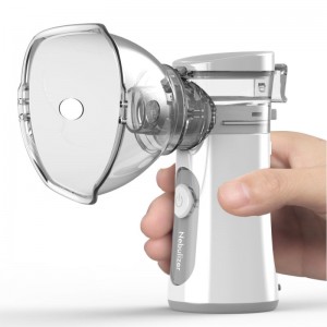 Portable Mesh Nebulizer DR NE491 silver gray