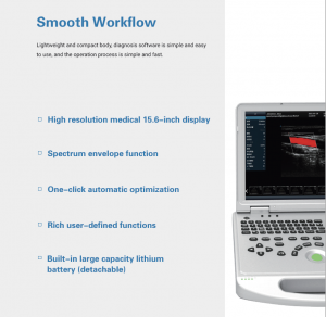 Laptop color doppler ultrasound scanner uDult L5Plus