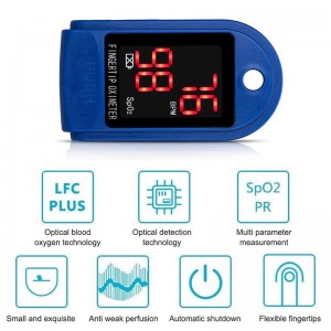 LED Single Color Fingertip Oximeter
