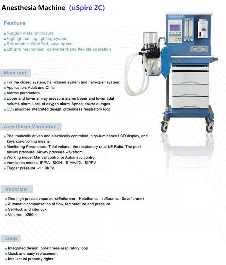 anesthesia machine components