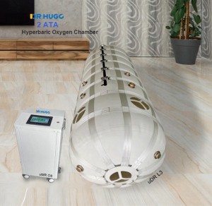 uDR L3 2ATA Soft Body Lying Style Hyperbaric Oxygen Chamber for Single Person with 15L Oxygen Concentrator uMR O8