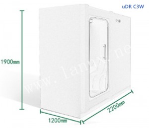 uDR C3W Double Persons Economical Oxygen HBOT Box Style Hyperbaric Oxygen Chamber
