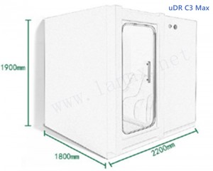 uDR C3 Max Double Persons Luxury Oxygen HBOT Box Style Hyperbaric Oxygen Chamber