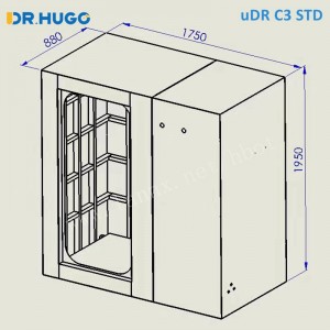 uDR C3 STD Single Person Economical Oxygen HBOT Box Style Hyperbaric Oxygen Chamber