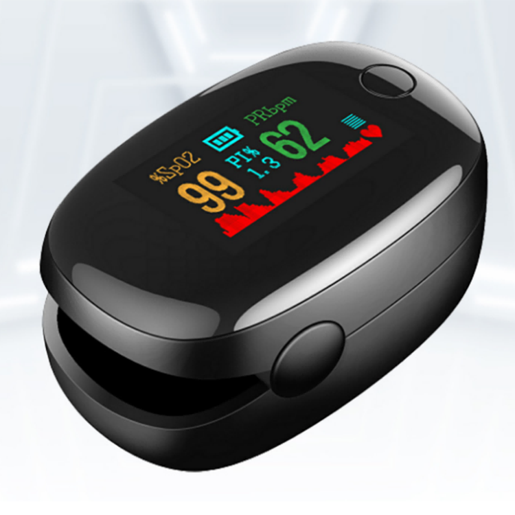 Round Shape TFT/OLED Screen Pulse Fingertip Oximeter 