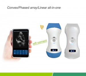3 In 1 Convex & Linear & Phased Array Wireless Ultrasound uRason W8