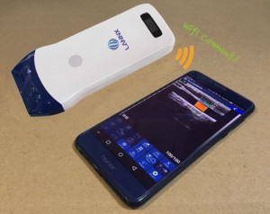 Single Head Linear Array Wireless Color Doppler Ultrasound Probe uRason CW4