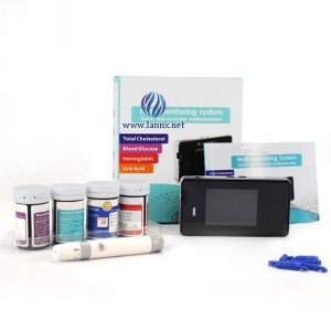 Household Multi-function Blood glucose monitor 4 in 1 detector uACCU G10
