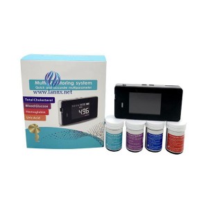 Household Multi-function Blood glucose monitor 4 in 1 detector uACCU G10