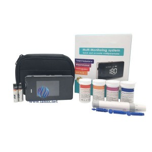 Household Multi-function Blood glucose monitor 4 in 1 detector uACCU G10