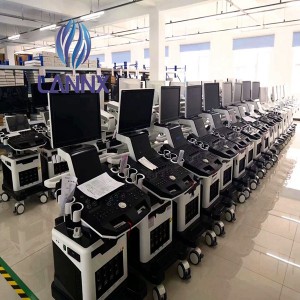 Trolley powerful echo untrasound professional cardiac ultrasound machine uDult T8